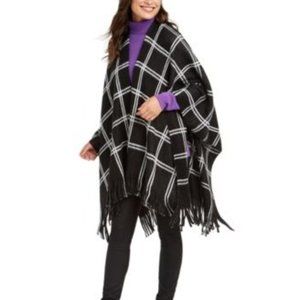 Vince Camuto Feels Like Home Grid-Print Topper